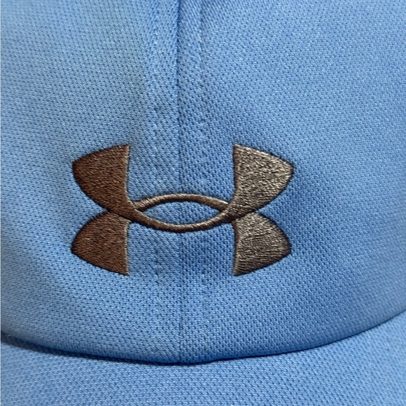 Under Armour Cool Headwear Women's Blue Free Fit Cap Hat EUC - Picture 3 of 6